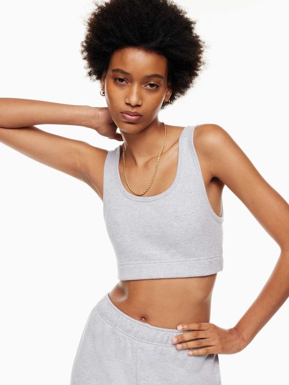 TNA Terry Fleece Bra Top